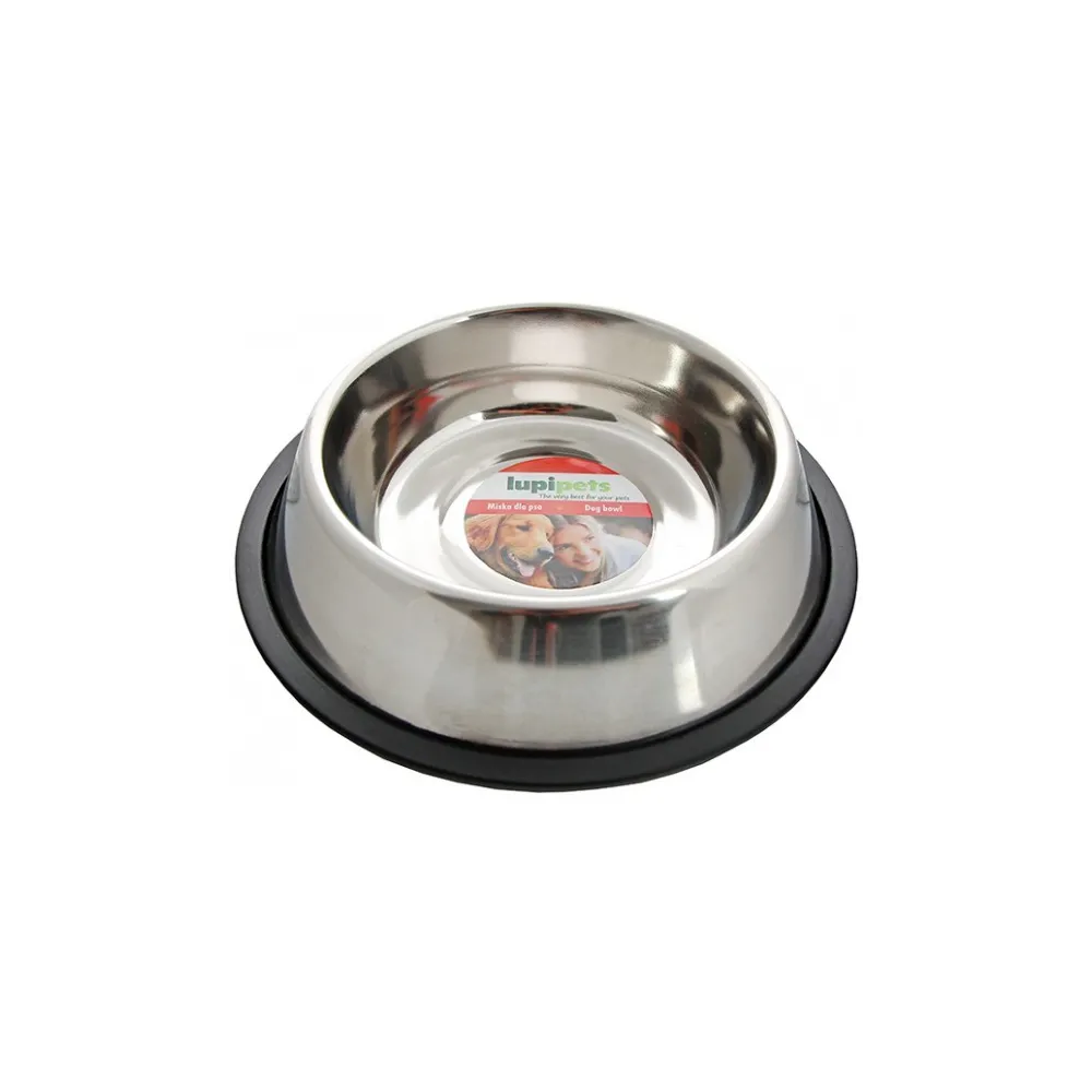Lupi Pets Miska Metalowa Na Gumie 2.8L /36