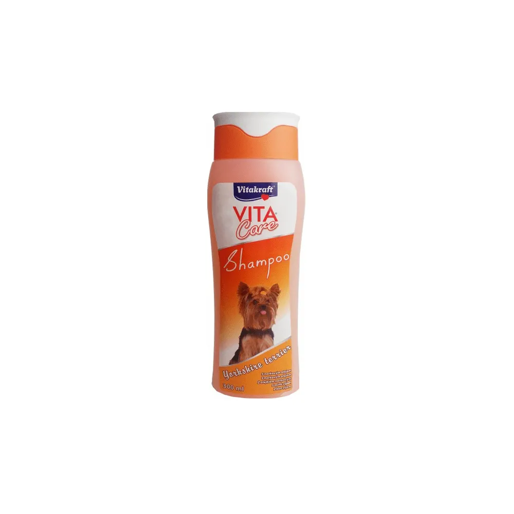 Vitakraft Vita Care szampon dla Yorka 300ml – szampon z olejkiem norkowym dla Yorkshire Terrier