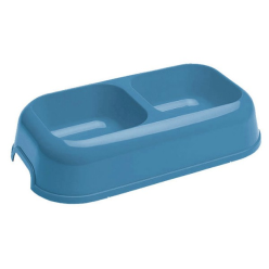 Ferplast Miska Party Podwójna "16" 0,7L     26,5X15Cm  Mix Kolor