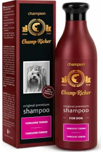 Specjalistyczny szampon Champ-Richer z proteinami jedwabiu dla psów rasy Yorkshire Terrier - sklep zoologiczny Konikpolny.pl