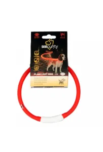 Duvo+ Obroża Świecąca Usb Silikon Red 45Cm