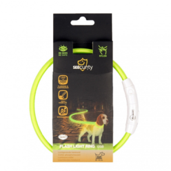 Duvo+ Obroża Świecąca Usb Nylon Green 45Cm