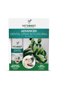 Vets Best Dental Spray 120Ml+Kula Sznur