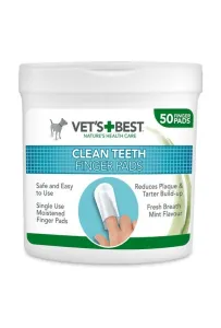 Vets Best Czyściki Do Zębów Napalcowe 50Szt.