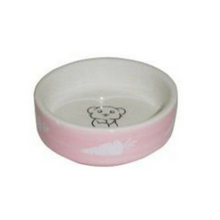 Yarro Miska Ceramiczna Dla                Chomika/Myszki Różowa 8,5X3Cm