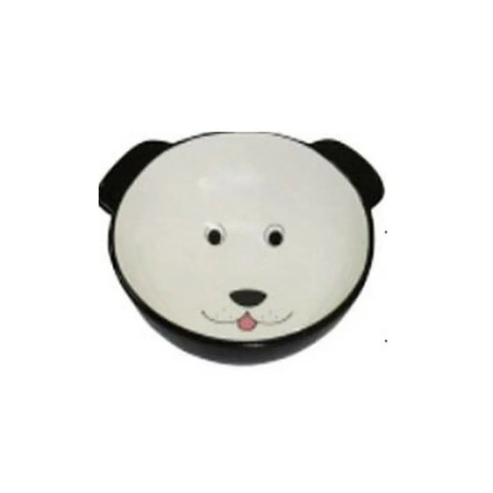 Yarro Miska Ceramiczna Dla Psa "Pies"     Czarna 16X14,5X4Cm  Y2748