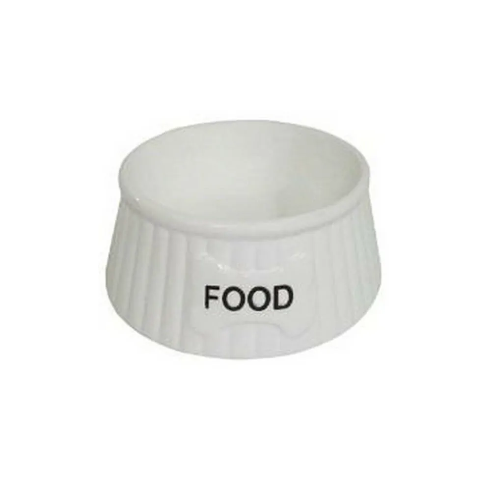 Yarro Miska Ceramiczna Dla Psa Food       Biała 15,5X6Cm Y2753