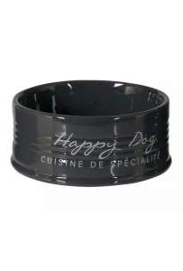 Duvo+ Miska Dla Psa "Happy Dog"  Grafit 10,5Cm 300Ml  11714
