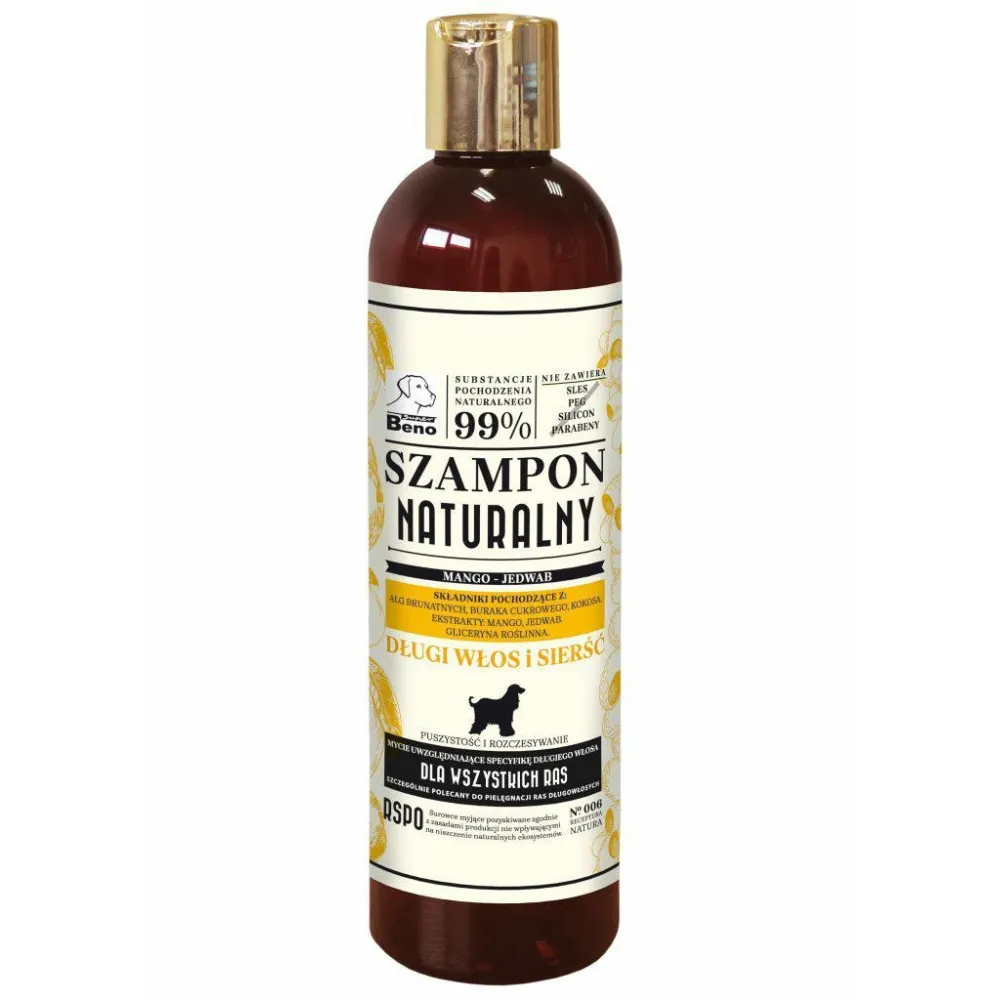 Super Beno Szamp. Naturalny Długi Włos Z Ekstraktem Z Mango I Jedwabiu 300Ml
