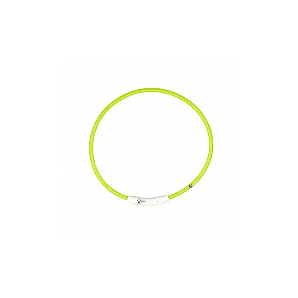 Duvo+ Obroża Świecąca Usb Nylon Green 35Cm