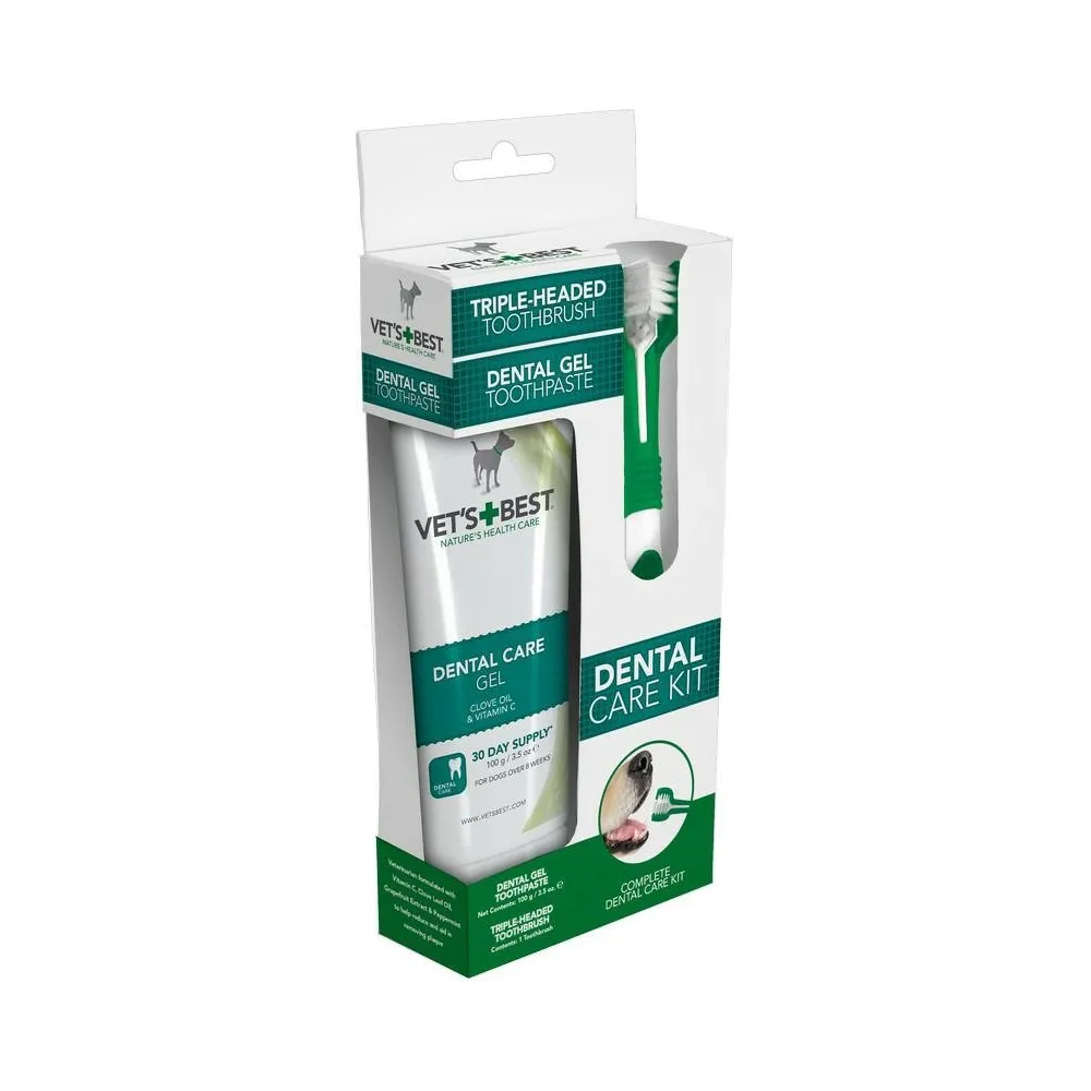 Vets Best Dental Żel+Szczoteczka