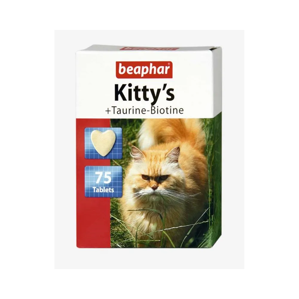 Beaphar Kitty`s Taurine-Biotine  75Szt.