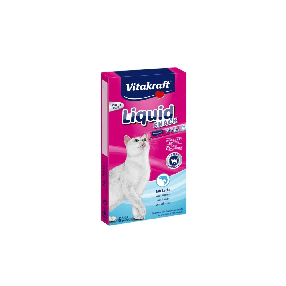 Vitakraft Kot 6X15G  Liquid-Snack Łosoś   /11
