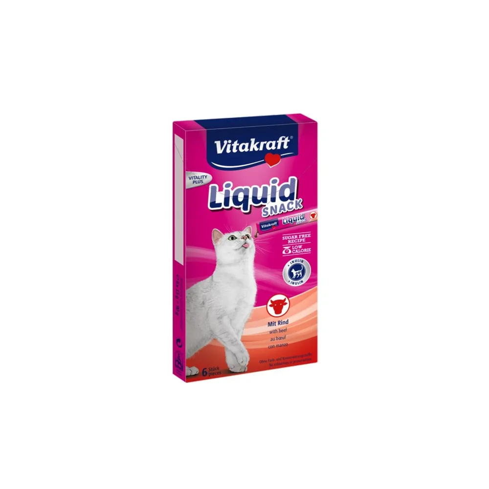 Vitakraft Kot 6X15G  Liquid-Snack Wołowi  Wołowina /11