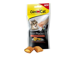 Gimcat Nutri Pockets 60G Omega 3 6 Łosoś /12