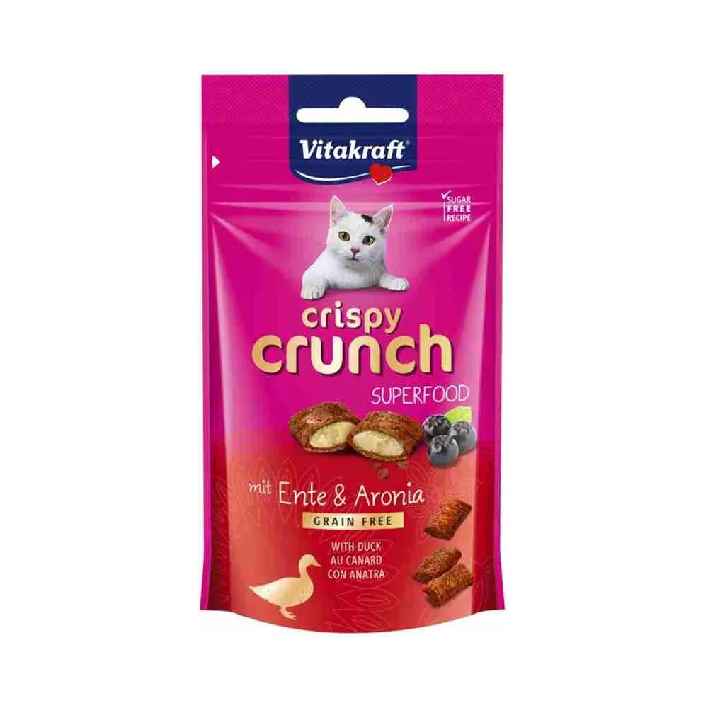 Vitakraft Kot 60G Crispy Crunch Kaczka  Aronia /8