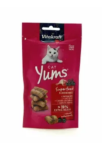 Opakowanie soczystych przysmaków dla kota Vitakraft Cat Yums z serem, 40g.