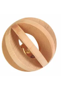 Tx-6187 Drewniana Piłka Z Dzwonkiem /4