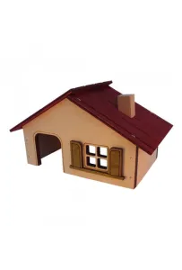 Pino-17 Domek Dla Świnki "Mahoń" Duży /2