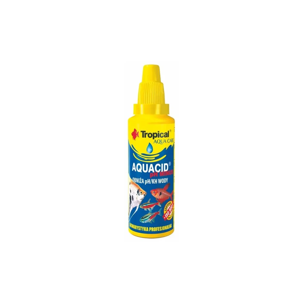 Tropical Aquacid - Preparat do Obniżania pH Wody Akwarium 30 ml
