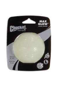 Chuckit! Max Glow Ball Świecąca Piłka dla Psa Large 7.5cm | KonikPolny