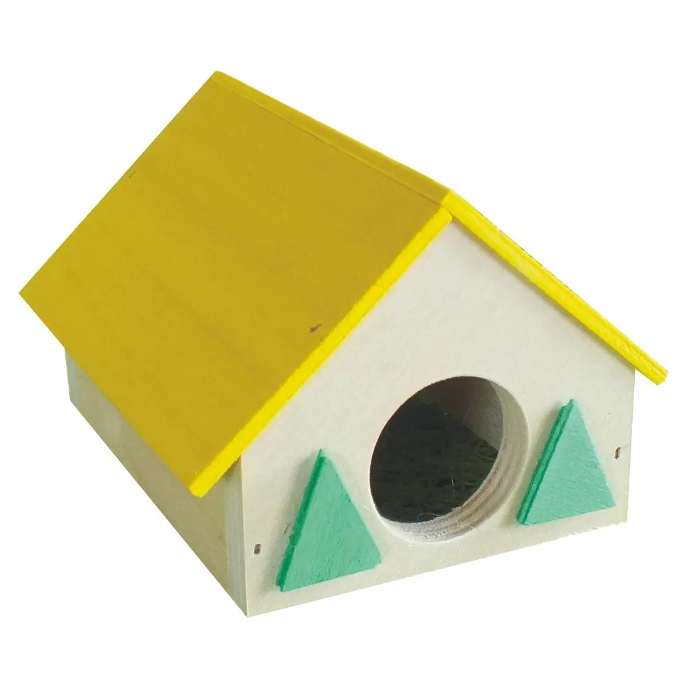 Pinokio Domek dla Chomika Mały P-08 – Ręcznie Wykonany 9x7x10 cm