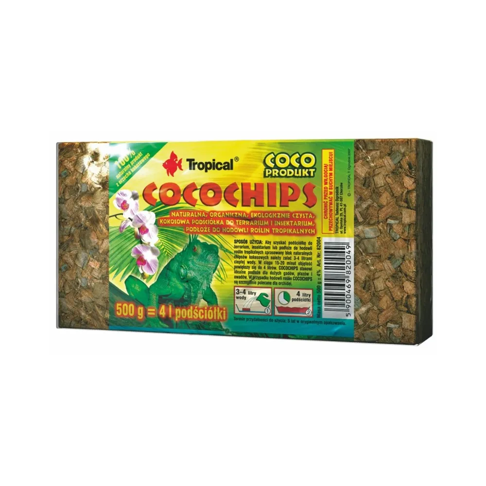 Tropical Cocochips Kostka 500G