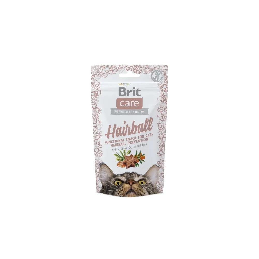 Brit Care Kot Snack 50G Hairball /12