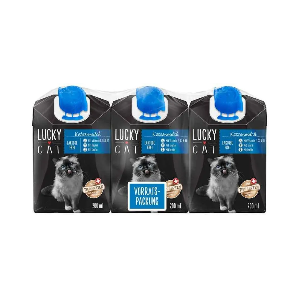 Lucky Cat Mleko Dla Kotów 3X200Ml