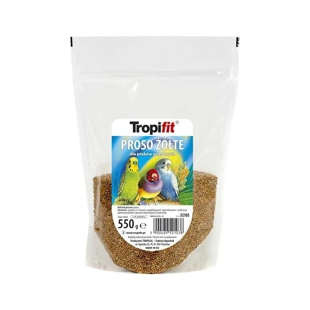 Tropifit 550G Proso Żółte-Pok.ptaków