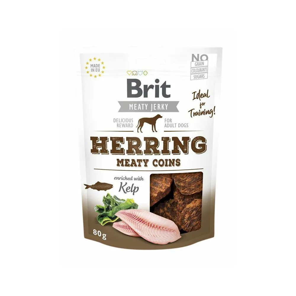 Brit Pies 80G Snack Jerky Herring  Coins