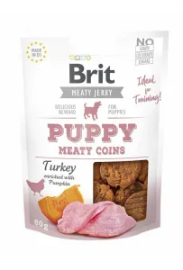 Brit Pies 80G Snack Jerky  Puppy  Turkey Coins /12