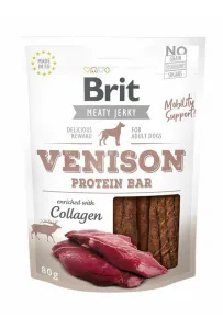 Brit Pies 80G Snack Jerky Venison  Protein Bar