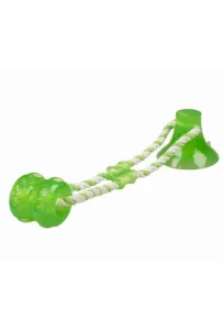 Duvo+ Zabawka Gumowa Z Przyssawką+Sznur Zielona 12427
