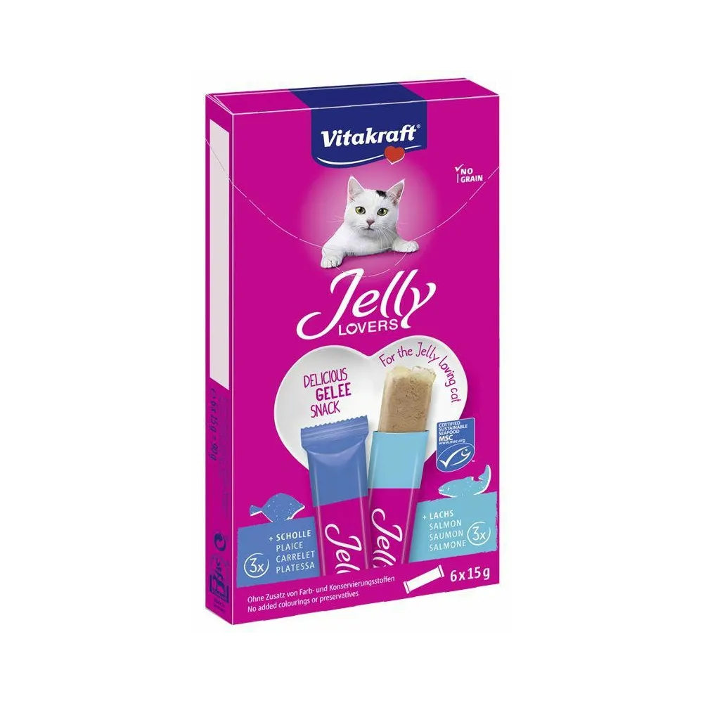 Vitakraft Kot 6X15G  Jelly Lovers Ryba  /22