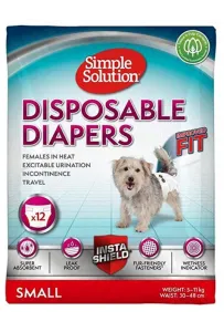 Simple Solution Pieluchy Suka S Jednorazowe 12Szt