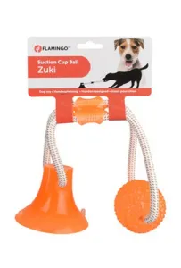 Flamingo Zuki Szarpak Piłka Przyssawka Pomar.