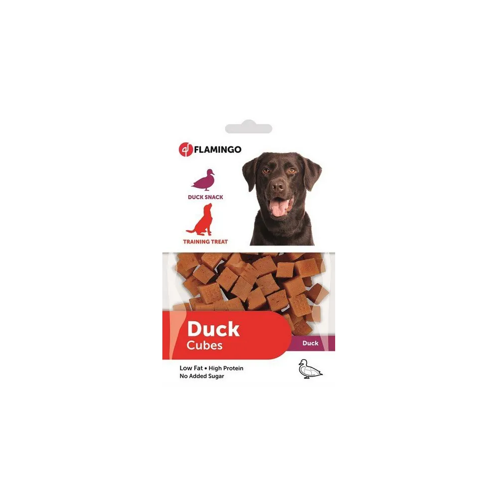 Flamingo Przysmak Dla Psa Kaczka Kostki 170G