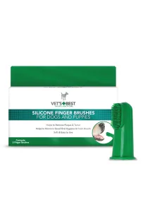 Vet's Best Szczoteczki Silik. Napalcowe 5Szt