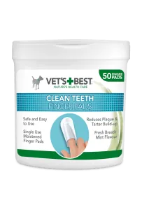 Vet's Best Czyściki Do Zębów Napalcowe 50Szt