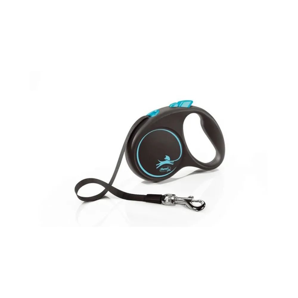 Flexi Design S 5M/15Kg Taśma  Niebieska