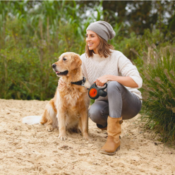 Flexi Xtreme S Taśma 5M Czarna/Pomarańcz 20Kg