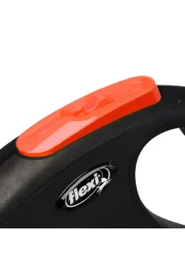 Flexi Xtreme S Taśma 5M Czarna/Pomarańcz 20Kg