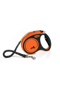 Flexi Xtreme M Taśma 5M Czarna/Pomarańcz 35Kg