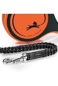 Flexi Xtreme L Taśma 5M Czarna/Pomarańcz 65Kg