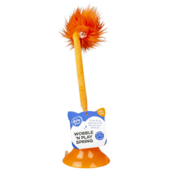 Duvo+ Zab. Kot Pompon Na Przyssawce Blue 31,5X10,3X10,3Cm   12430