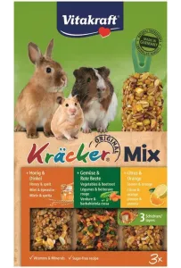 Vitakraft Kracker Kolby Gryzoń Trio-Mix  Cytrusy & Miód & Warzywa 3Szt. /10