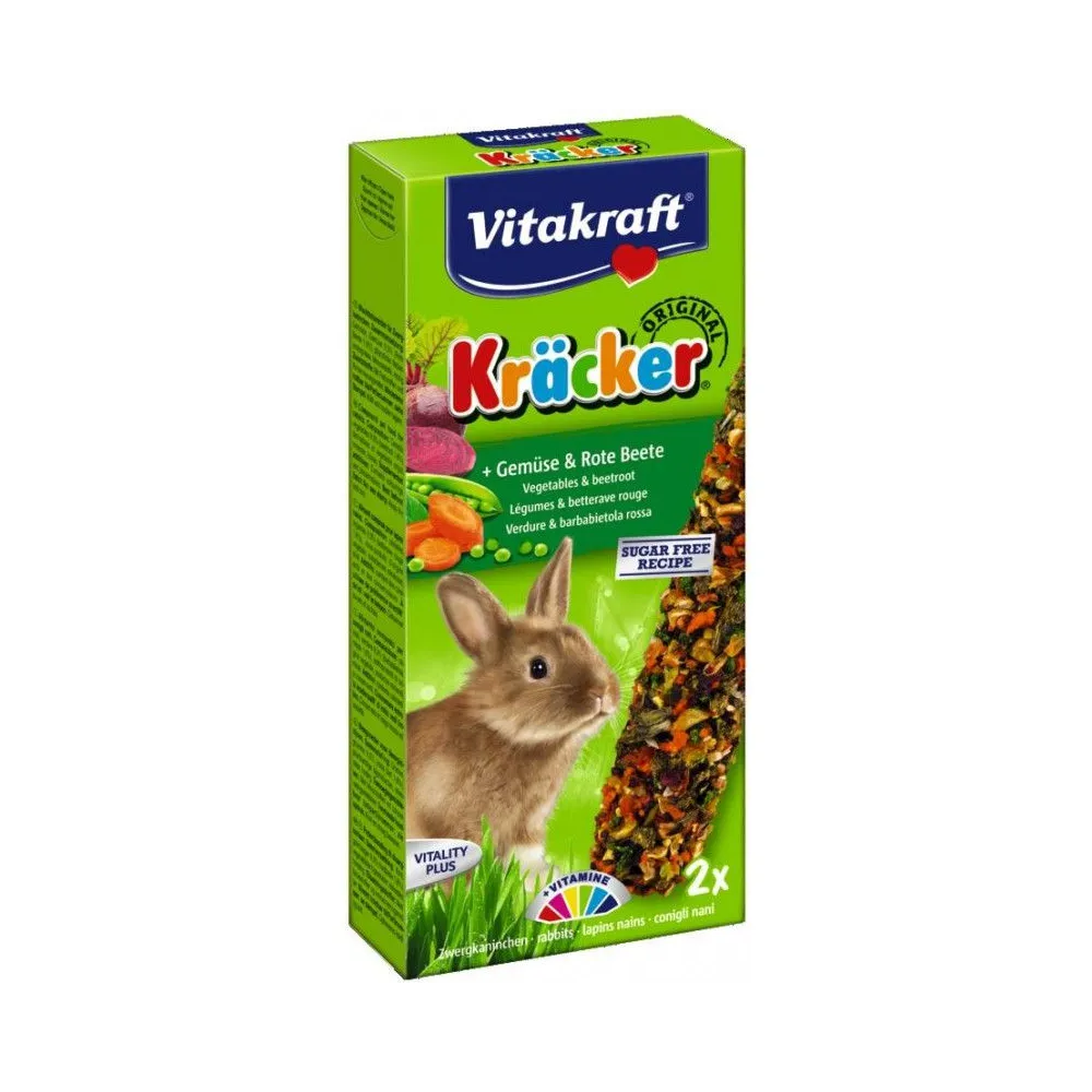 Vitakraft Kracker Kolby Królik Warzywa &  Burak 2Szt. /10