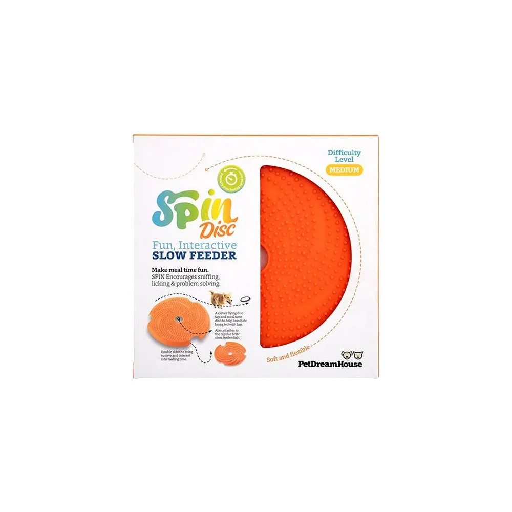 Pdh Spin Lick Frisbee Orange Medium 203