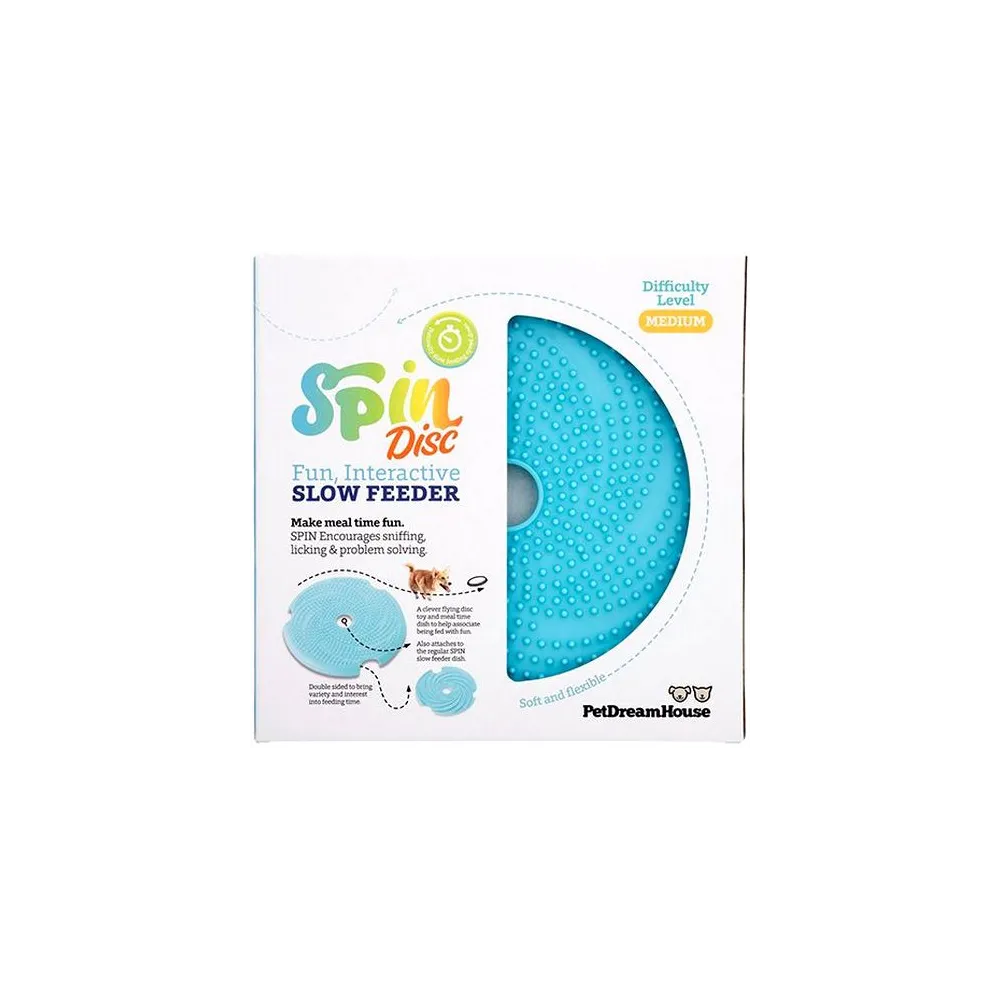 Pdh Spin Lick Frisbee Blue Medium 204